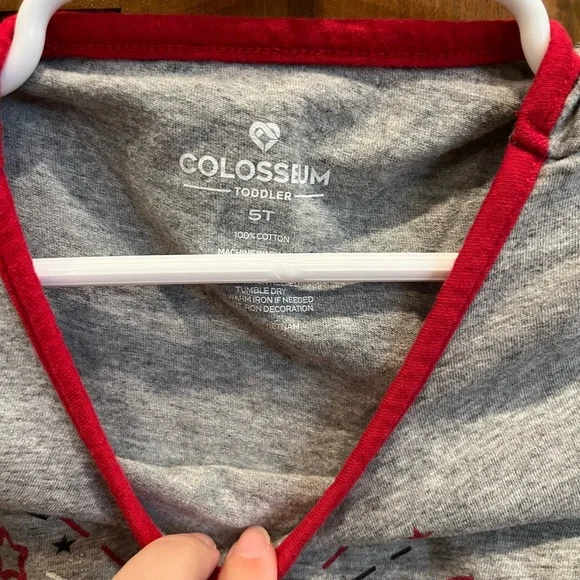 Ohio State Gray T-Shirt with Red Trim - Picture 3 of 3